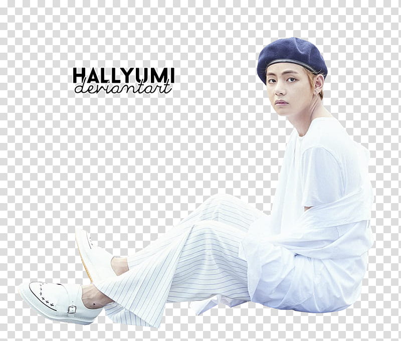 Bts Season Greetings Hallyumi Man In White Attire Sitting Png Clipartsky